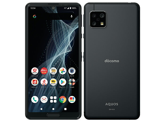 [̤/SIMե꡼] SHARP AQUOS sense4 SH-41A ֥å/black/ docomoSIMå  ޥ  docomo/AU/SoftbankѲġפ򸫤