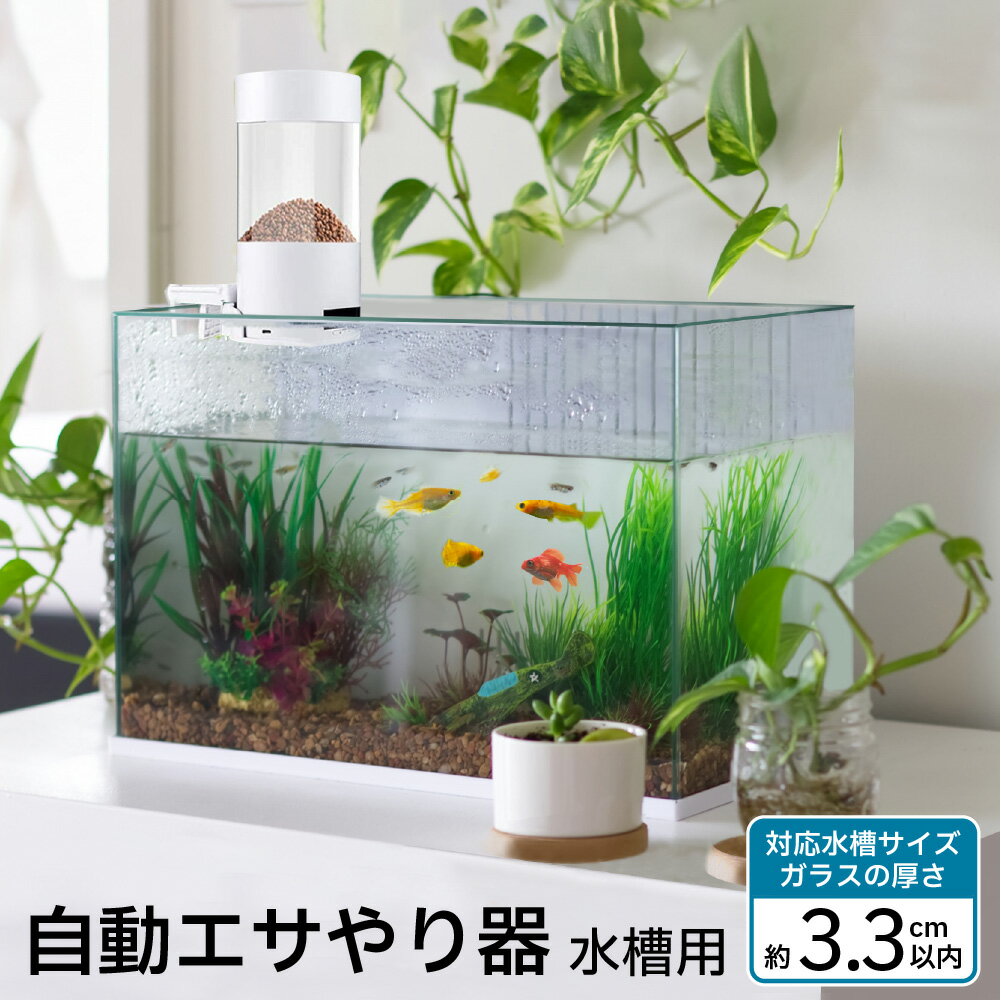 【ポイント5倍 マラソン期間限定】給餌器 魚 自動 開閉 エサ 餌やり器 熱帯魚 水槽用 金魚 オートフィーダー 餌