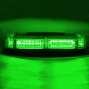 回転灯 点滅灯 マグネット式 LED警告灯 防水 12-24V対応 48LED 視認性 マグネット式 グレーン/緑色 積載車 トレーラー 船舶 パターン発光 作業車 緊急表示灯 誘導灯 防犯 パトロール灯 発光 フラッシュライト