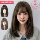 【先着100名様限定クーポン20%off】ウィッグ ボブ 黒髪 フルウィッグ 自然 ミディアム フルウィッグ グラデーション インナーカラー ストレート かつら 女性 コスプレ 医療用 普段使い 可愛い おしゃれ 送料無料
