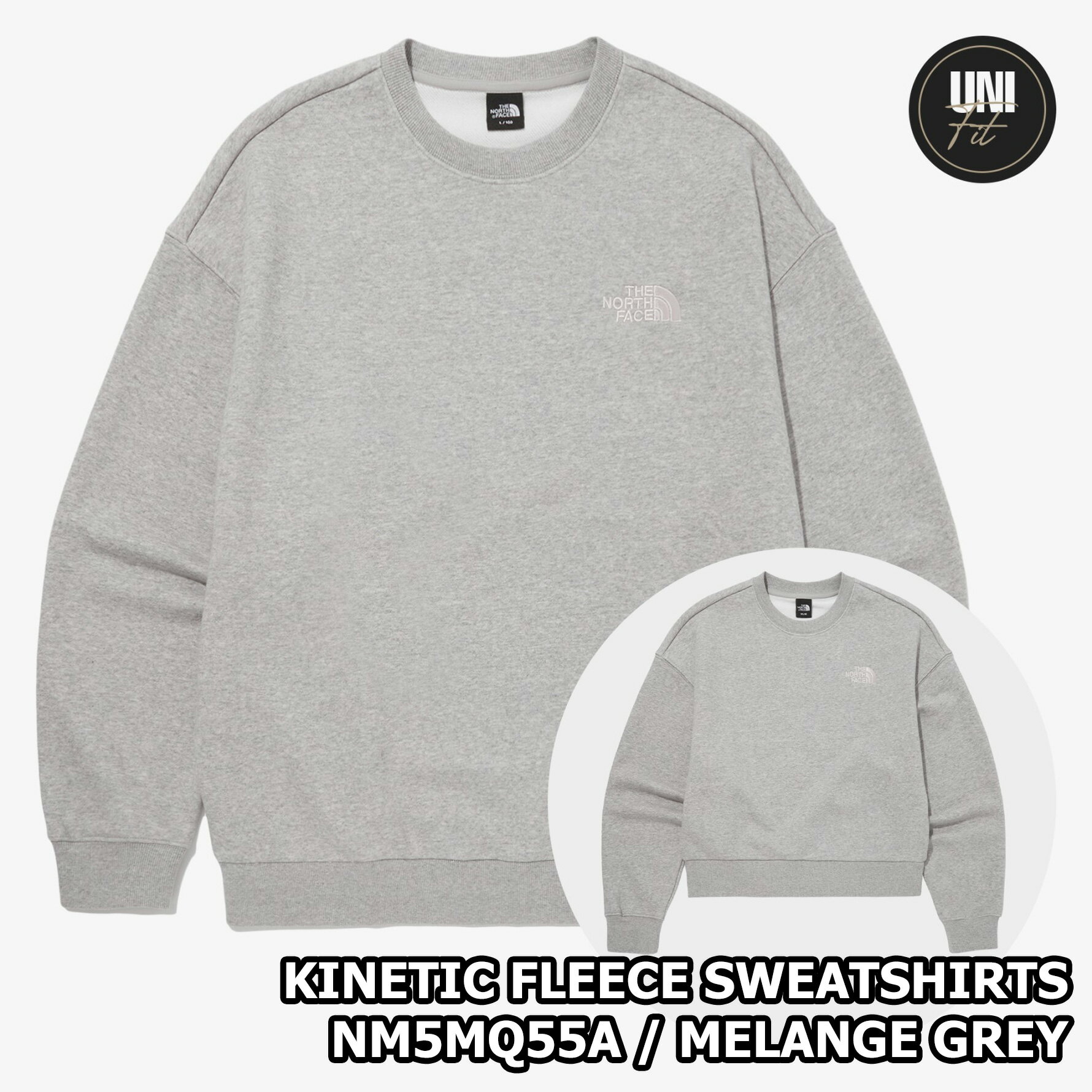 スウェット・トレーナー KINETIC FLEECE SWEATSHIRTS 楽天市場】フリース ノースフェイス(カラーグレー