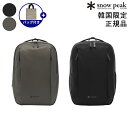 【正規品】★2025年新商品★snow peak TECH BACKPACK 20L テック バックパック 20L 韓国 スノーピーク 韓国 ファッション かばん 軽量 耐久性 ナイロン素材 日常生活防水機能 ソフトな手触り RFID遮断機能 スキミング防止 背板メッシュ素材 通気性 限定 人気 S25FMTBP04