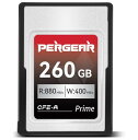 「Primeシリーズ」PERGEAR CFexpress Type Aメモリーカード 260GB プロフェッショナル タイプ A 最大 880MB/秒の読み取り速度 & 900MB/秒の書き込み速度 4K 120P、8K 30P 録画対応 (260GB)【5年メーカー保証】