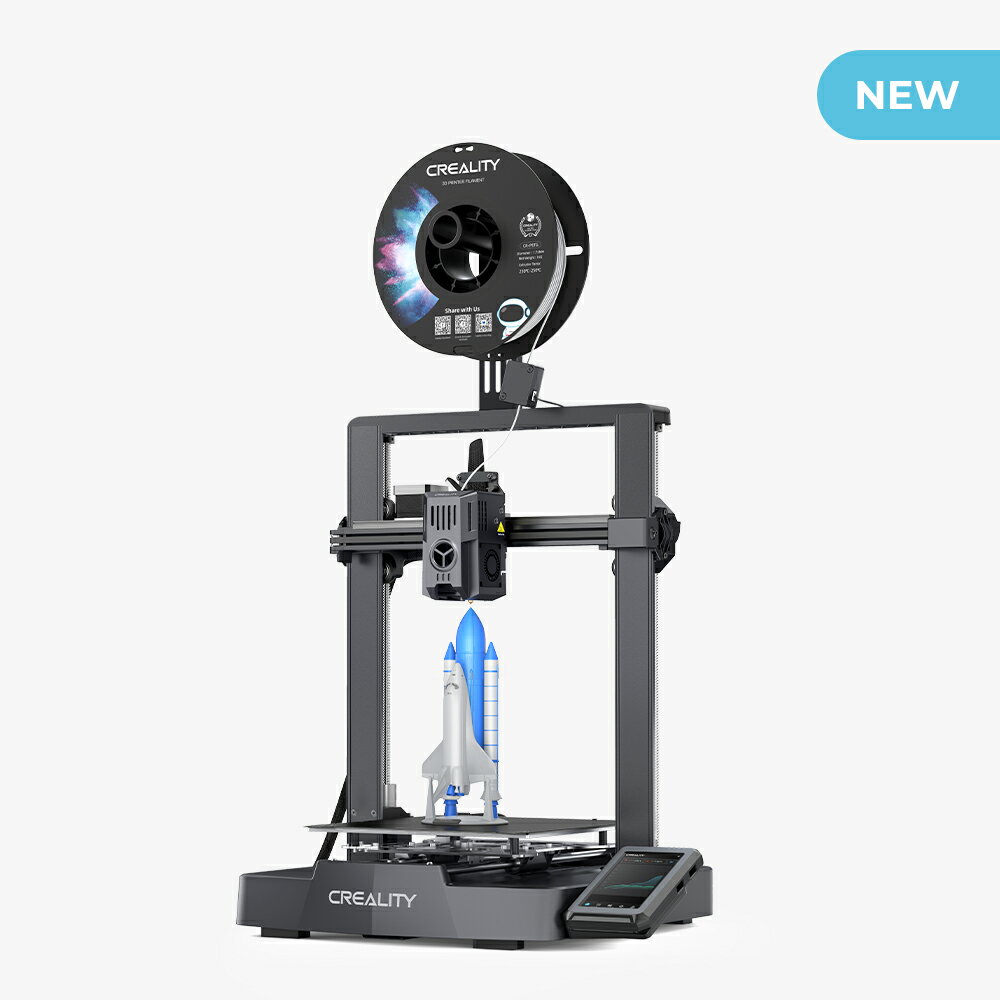 Creality Ender3 V3 KE 3Dプリンター 最大500mm/S 静音 自動レベリング 近端押出 フィラメント自動ロード・アンロード 造形サイズ220*220*240mm FDM PLA/PETG/ABS/TPU/PC/ASA/HIPSに対応 DIY　入門版