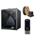 Creality K1 MAX 3Dプリンター+SPACE PI フィラメントドライヤー+Hyperシリーズ PLAフィラメント黒 300°C高温印刷 600mm/S 静音 自動レベリング AIカメラ AIレーザーレーダ付き 近端押出 高精度デュアルZ軸造形サイズ300*300*300mm FDM