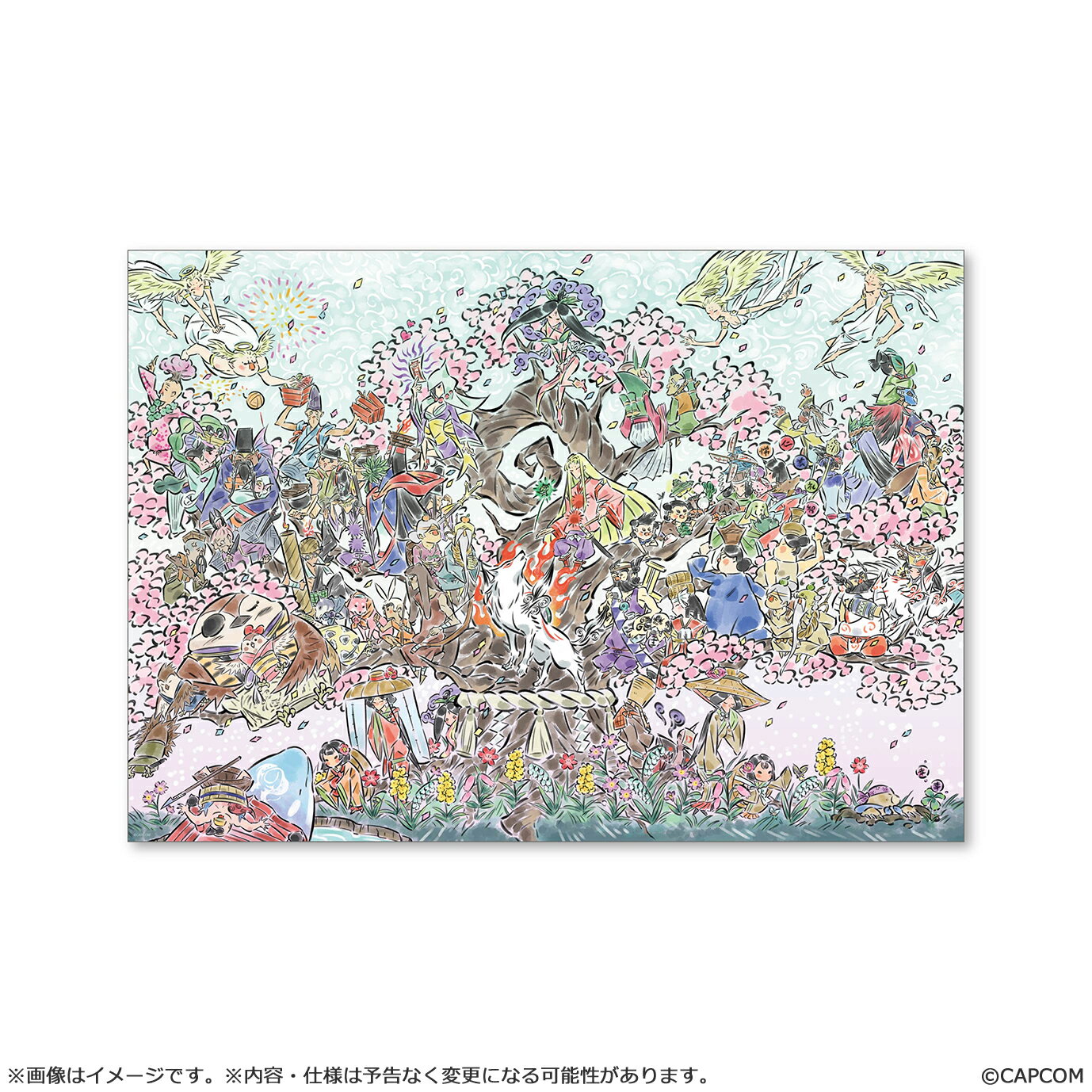 カプコン 『大神20周年記念 復刻アート企画』 B2ポスター 〜島崎麻里 作 大神12周年より〜 【9月予約】（楽天・BEST CHOICE SHOP）