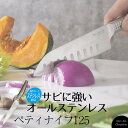 Chef's Stile クリエイション オールステンレス割込 ペティナイフ 125 包丁 果物ナイフ ペティ 一体型ハンドル ほうちょう ぺてぃ ナイフ 万能...