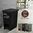 ゴミ箱 ペダル おしゃれ 20L ペダルペール Boite×e-LABO 20 ごみ箱 20リットル イーラボ 天馬 スリム ダストボックス 屋外 屋内 カウンター ふた付き 蓋付き 蓋つき ふた 付き オシャレ キッチン分別 キッチン ペール 新生活 ベストコ