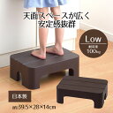 踏み台 ステップ どこでもステップ ロータイプ STYLE+ 高さ14cm 広い 滑りにくい 滑り止め ざらざら 安心 安定感 玄関 キッチン 庭 子供 トイレ...