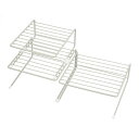 Style Storage ディッシュラック3個セット | キッチン収納 工具不要 組み立て簡単 食器収納 食器棚用収納 新生活 新生活応援 キッチンラック キ...