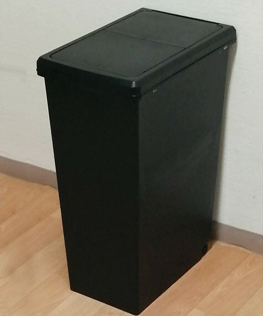スライドペール 20L ゴミ箱 平和工業 日本製 | ホワイト ブラック ごみ箱 フタ付き ダストボックス キッチン 省スペース スリム おしゃれ キッチンごみ箱 キッチンカウンター シンク下 カウンター下 キャス [3]