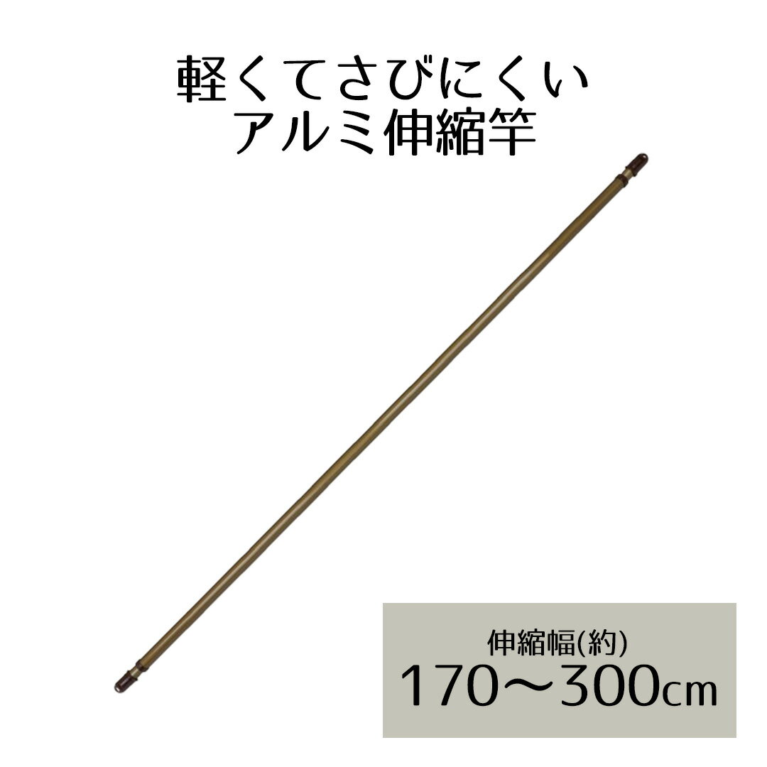 【 エントリーでポイント最大14倍 11/20(木)20:00～11/27(木)1:59まで 】 アルミ 伸縮竿 3.0m NY-141 ベストコ | ベランダ 室内物干し 物干し 屋外 部屋干し 洗濯 アルミ 物干し竿 室内 コンパクト 延長 物干 ポール 竿 ものほしざお 洗濯ポール 新生活 物