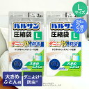 バルサン キャニスター掃除機対応 ふとん圧縮袋 Lサイズ 2枚入 ×2パック セミダブル用 90×120cm レック | ダニ防止 ダニ除け 防虫 圧縮袋 スピ...