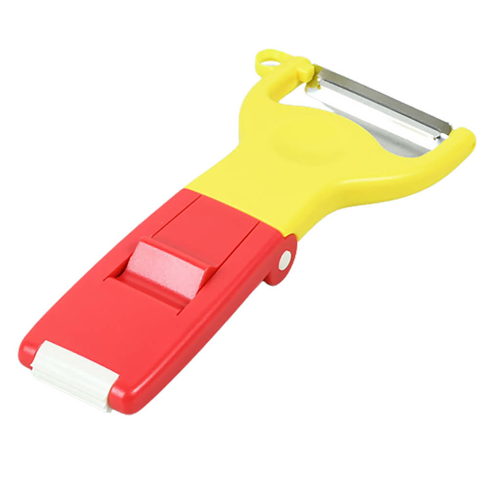 Peelers - 安全くの字型ピーラー | キッチン 雑貨 キッチン雑貨 用品 キッチン用品 料理用 料理 調理 調理器具 調理用 キッチンツール ツール キッチングッズ 便利 グッズ 便利グッズ クッキング 台所用品 台所 生活用品 生活雑貨 日用品 おしゃれ ピーラー