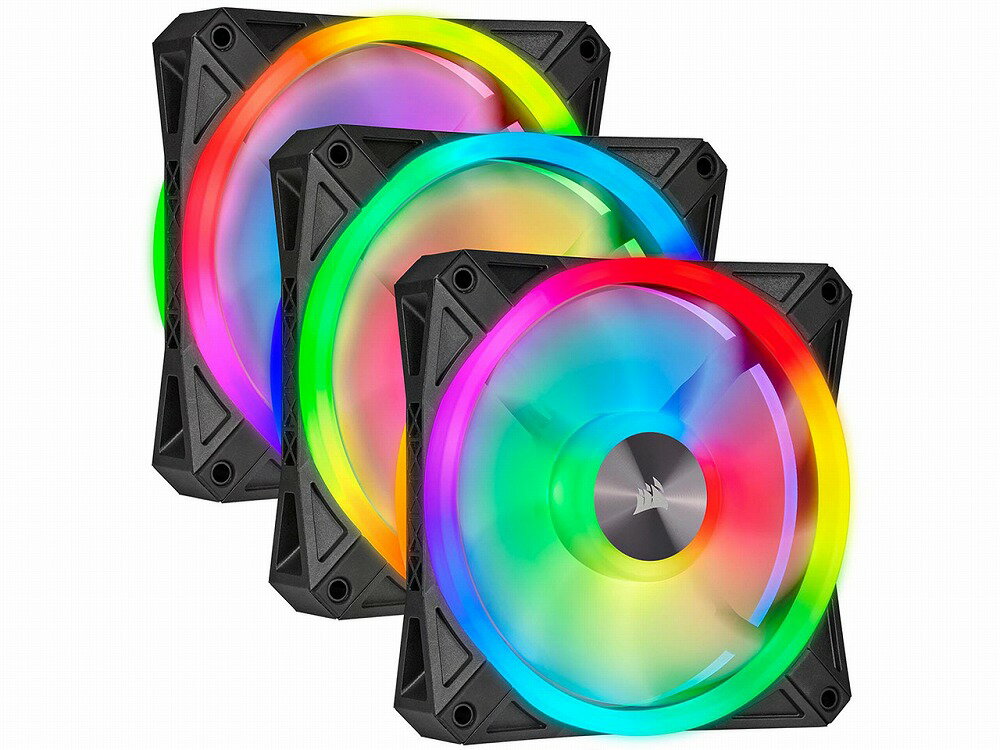 ◆ファン3台＋Lighting Node CORE同梱パックQL120 RGB Triple Fan Kit (CO-9050098-WW)