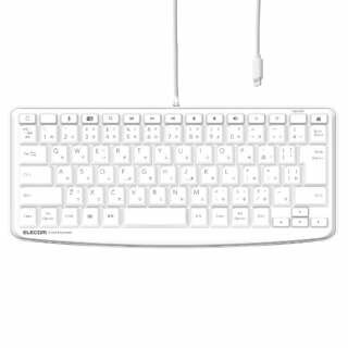 ◆Lightning端子を搭載したiPad専用 キーボード◆TK-LCM02WH [ホワイト] の商品画像