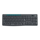 ◆品薄で入荷待ち◆USB接続/日本語108 キースイッチWireless Keyboard K275 ブラック