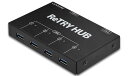 񂹁IUSB3.1Generation1Ή/4PortHubUSBfoCXڑA_v^CT-USB4HUB