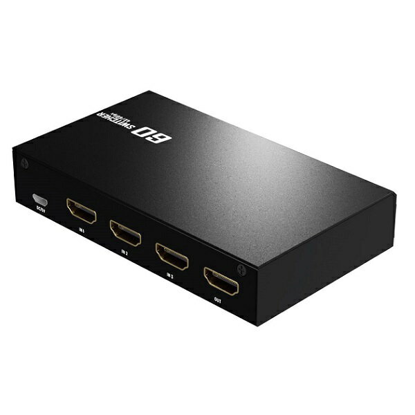 HDMI切替器 3入力切替器 60 SWITCHER 4K/60fps 対応 HDMI HDR10 LPCM7.1CH HDCP2.2 PS4 60Hz 自動切替オンオフ可能 ACアダプタ属 SD-HDR3SW AREA エアリア