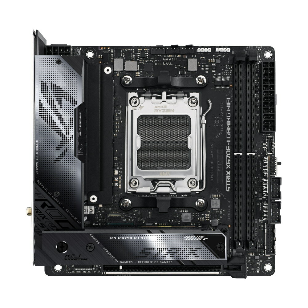 ASUS TeK AMD X670チップセット搭載 Socket AM5 Mini-ITXマザーボード(ROG/STRIX/X670E-I/GA) 目安=△