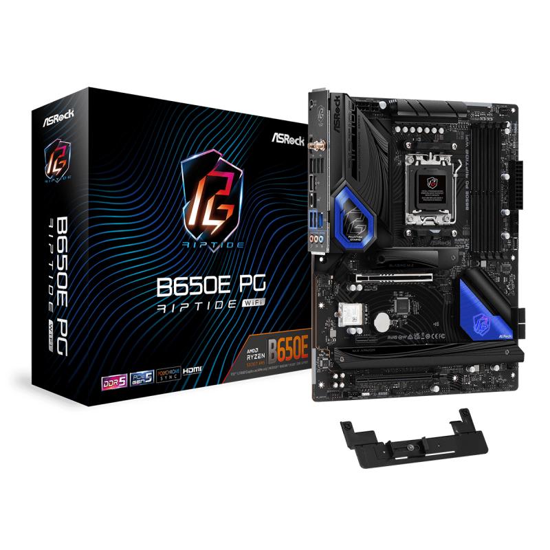 ASRock B650E PG Riptide WiFi AMD マザーボード ATX -お品- -ds