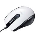サンワサプライ MA-BL172W マウス ホワイト BlueLED /5ボタン USB 有線