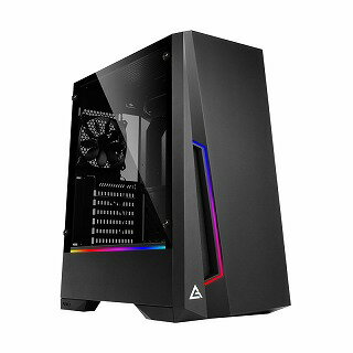 ◆ARGB搭載、強化ガラス仕様のATX対応ミドルタワーPCケース【Antec】DP501