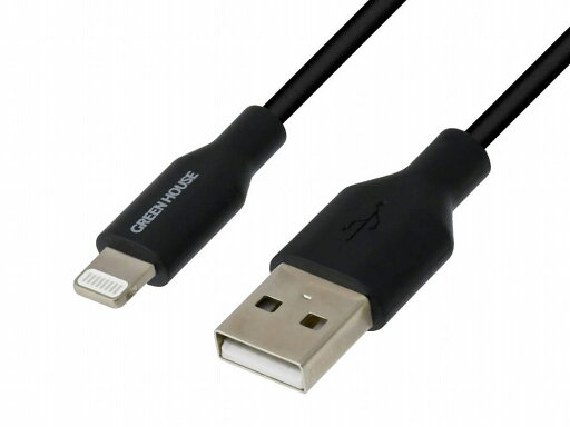 ◆△USB-LightningケーブルMFi認証品/充電/データ転送可能◆GH-ALTUG100-BK ◆△USB-LightningケーブルMFi認証品/充電/データ転送可能◆GH-ALTUG100-BK