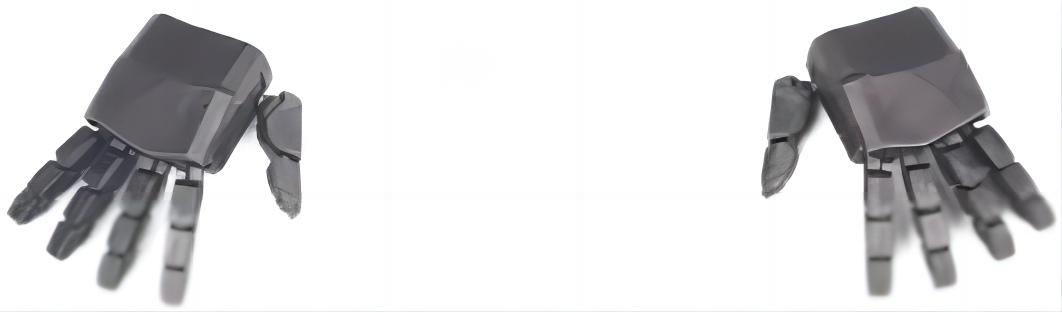 大林模型 1/100 MG MB 全可動手 メタリック·グレー A 模型通用 キット 本体なし