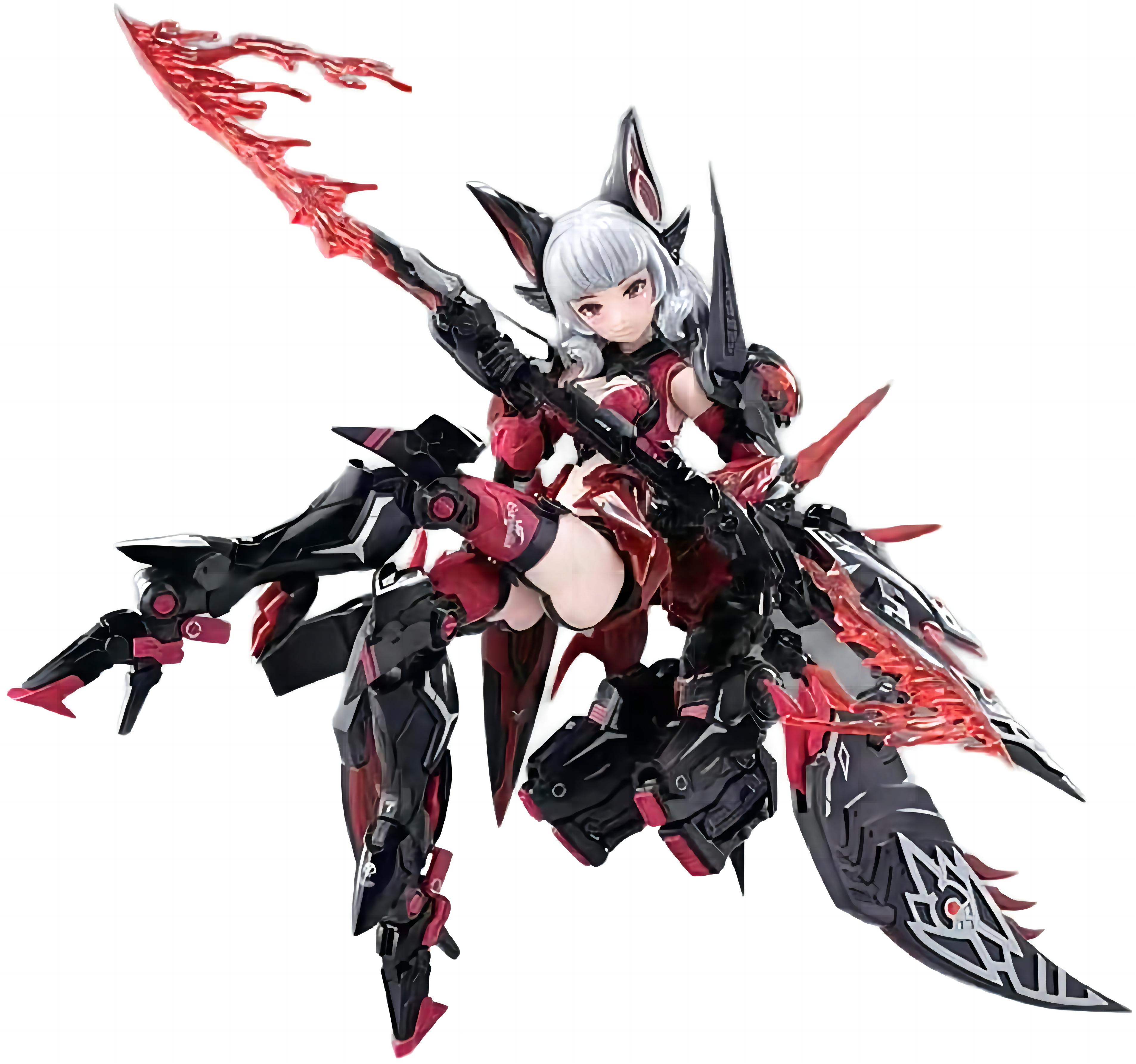 美少女プラモデル　まとめ売り 楽天市場】核能矩阵 1/12 ATKGIRL 機甲少女 狐少女 可動 プラモデル