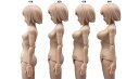 86TOYS 1/12 少女 人形 可動 モデル アクションフィギュア 素体 ヘッド 交換パーツ 支柱 フルセット サンタン肌