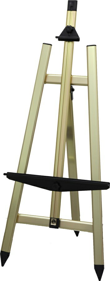 イーゼル B2 スタンド 屋外 アルミ 絵画 ゴールド パネルスタンド ウェルカムボード 看板 ポスカ 掲示用品 事務用品 スタンド お店 美術 芸術 オフィス...
