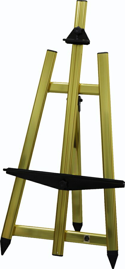 イーゼル スタンド 屋外 絵画 アルミ ゴールド パネルスタンド ウェルカムボード 看板 ポスカ 掲示用品 事務用品 スタンド お店 美術 芸術 オフィス 学校...