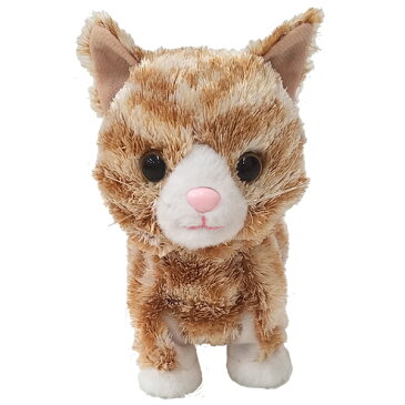 【まもなく終了!クーポン対象商品】【今だけ!電池付き】動く猫のおもちゃ|ウォーキングスイートキティ 茶トラ 【 動くおもちゃ 動くぬいぐるみ かわいい 猫 トラ猫 WSK Walking Sweet Kitty 】