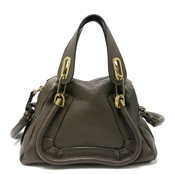 クロエ Chloe 【PARATY】2WAY ハンドバッグROCK (グレーベージュ)3S0024 043 008【Luxury Brand Selection】 【YDKG-m】【smtb-TD】 【送料無料】