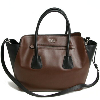 PRADAプラダ【SOFTCALF】2WAYトートバッグBRUCIATO+NEROBN2611ASK882【LuxuryBrandSelection】【YDKG-m】【smtb-TD】【送料無料】