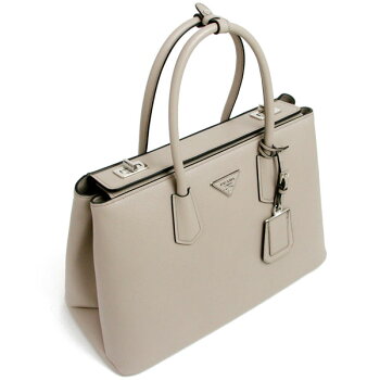 ●△●プラダPRADA【SAFFIANOCUIR】レザートートバッグPOMICE1(グレイッシュベージュ)BN27482A4ATY5【LuxuryBrandSelection】【YDKG-m】【smtb-TD】【送料無料】【※】