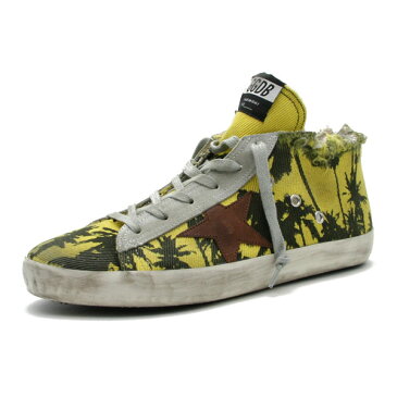 『ポイント還元 5倍』ゴールデングース GOLDEN GOOSE【SNEAKERS FRANCY】メンズ サイドジップ ハイカットスニーカーPALM PRINTEDG30MS591 A60【送料無料】 【あす楽対応】 【コンビニ受取】 【ロッカー受取】 【国際配送】