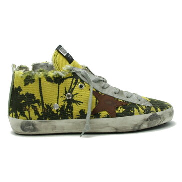 『ポイント還元 5倍』ゴールデングース GOLDEN GOOSE【SNEAKERS FRANCY】メンズ サイドジップ ハイカットスニーカーPALM PRINTEDG30MS591 A60【送料無料】 【あす楽対応】 【コンビニ受取】 【ロッカー受取】 【国際配送】