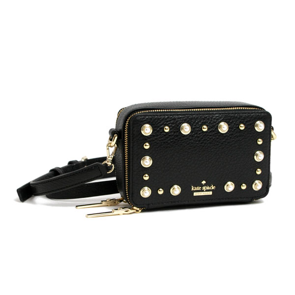 ★ポイント5倍★ケイトスペード Kate spade【carine】 ショルダーバッグ black (ブラック) PWRU6073 001【送料無料】 【あす楽対応】 【コンビニ受取】 【海外配送】 【国際配送】