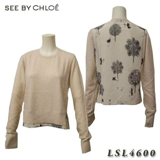 ★ ★シーバイクロエ SEE BY CHLOEキャット&ツリー プリントニット トップス ベージュ LSL4600 C98【送料無料】 【コンビニ受取可】 【海外配送 可】 【国際配送】 ★ ★シーバイクロエ SEE BY CHLOEキャット&ツリー プリントニット トップス ベージュ LSL4600 C98【送料無料】 【コンビニ受取可】 【海外配送 可】 【国際配送】