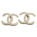 ★ポイント5倍★シャネル CHANEL【EARRINGS】 ココマーク ラージ メタル & ストラス ...