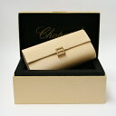 ★ ★【訳あり】 ショパール CHOPARD【Boucle Dor'ee】 クラッチバッグ BEIGE/GOLD (ベージュ / ゴールド) 95/9678 9...