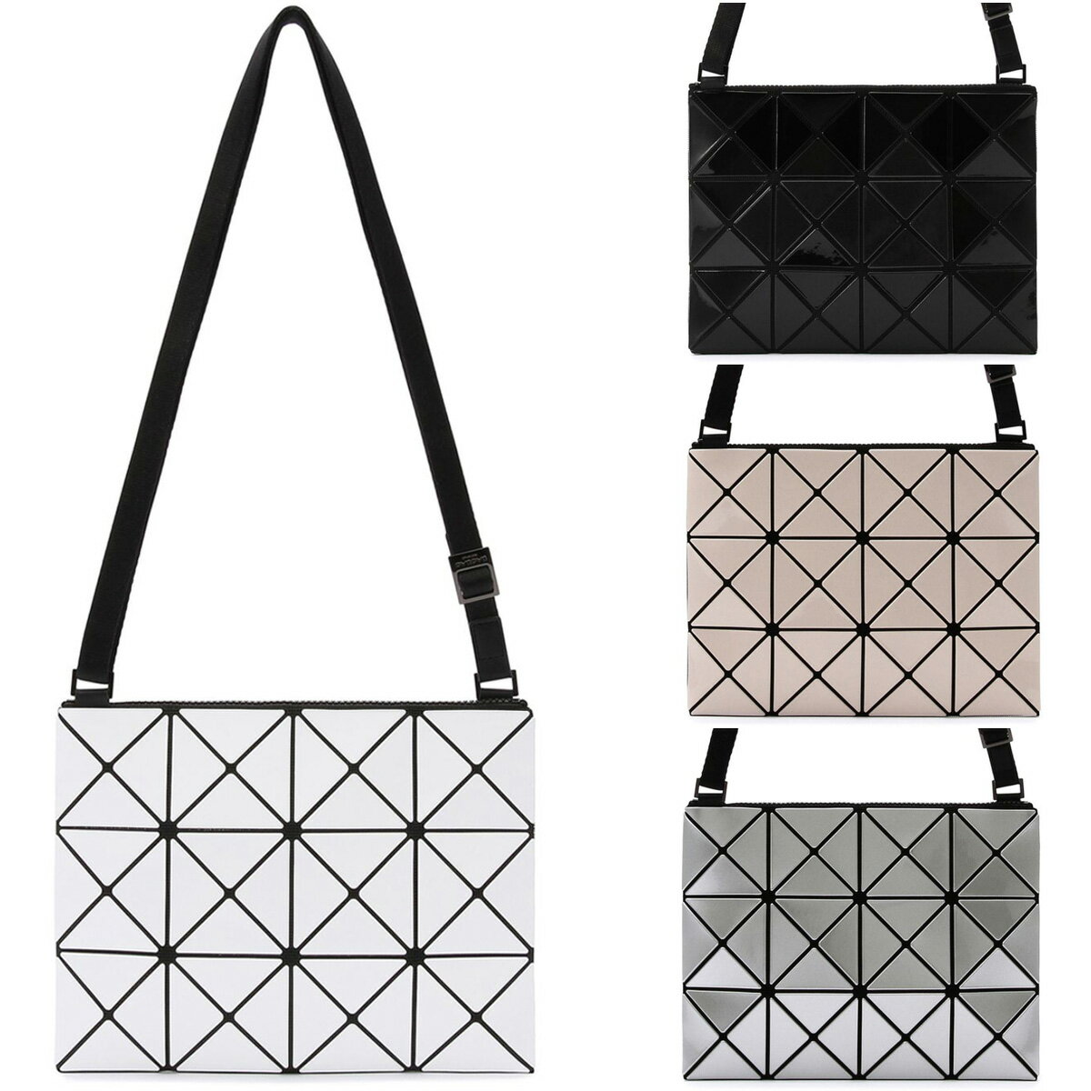 ★ポイント5倍★バオバオ イッセイミヤケ BAO BAO ISSEY MIYAKE【LUCENT / ルーセント 3×4】 ショルダーバッグ ホワイト ブラック ベージュ シルバー 全4色 BB AG056【送料無料】 【あす楽対応】 【コンビニ受取】 【海外配送】 【国際配送】