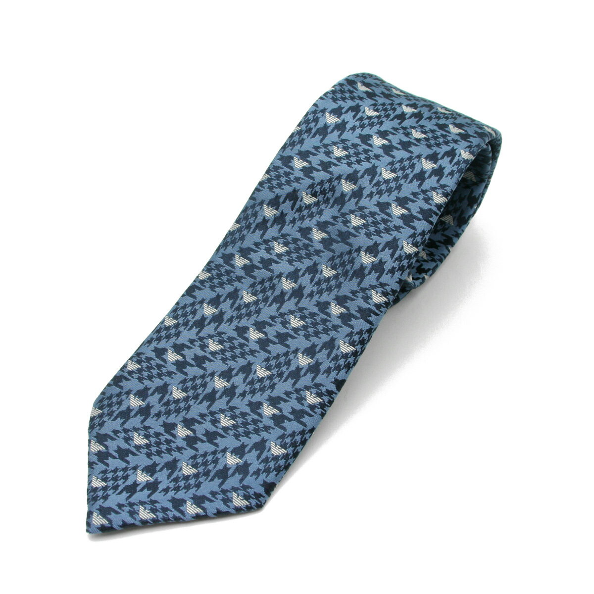 ★ ★エンポリオ アルマーニ EMPORIO ARMANIメンズ イーグルロゴ柄 ネクタイ ROYAL BLUE (ロイヤルブルー) 340182 2R603 00033【送料無料】 【コンビニ受取可】 【海外配送 可】 【国際配送】