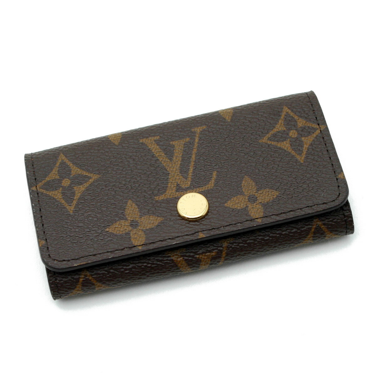 ★ポイント5倍★ルイヴィトン LOUIS VUITTON4連 キーケース ミュルティクレ 4 モノグラム ブラウン M69517【送料無料】 【あす楽対応】 【コンビニ受取】 【海外配送】 【国際配送】