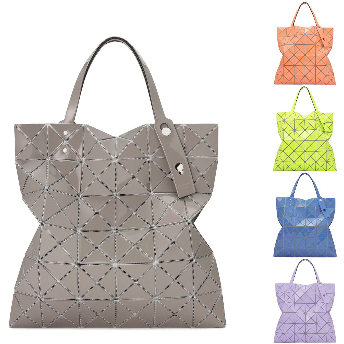 楽天ベストギャラリー★ポイント5倍★バオバオ イッセイミヤケ BAO BAO ISSEY MIYAKE【LUCENT GLOSS / ルーセント グロス 6×6】 トートバッグ SHINY 全5色 BB AG603【送料無料】 【あす楽対応】 【コンビニ受取】 【海外配送】 【国際配送】