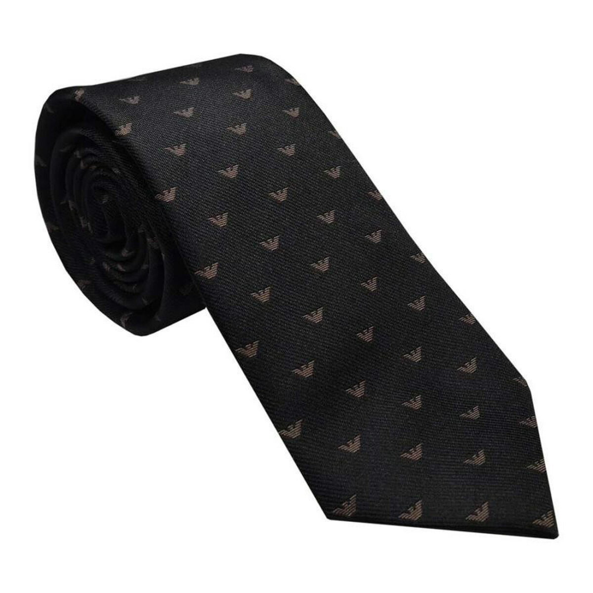 ★ ★エンポリオ アルマーニ EMPORIO ARMANIメンズ イーグル柄 ネクタイ BLACK (ブラック) 340182 2R616 00220【送料無料】 【コンビニ受取可】 【海外配送 可】 【国際配送】