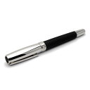 ★ ★ショパール CHOPARD万年筆 カートリッジ式 ラバーグリップタイプ Plume Noir シルバー / ブラック 95/8032 95013-0032...