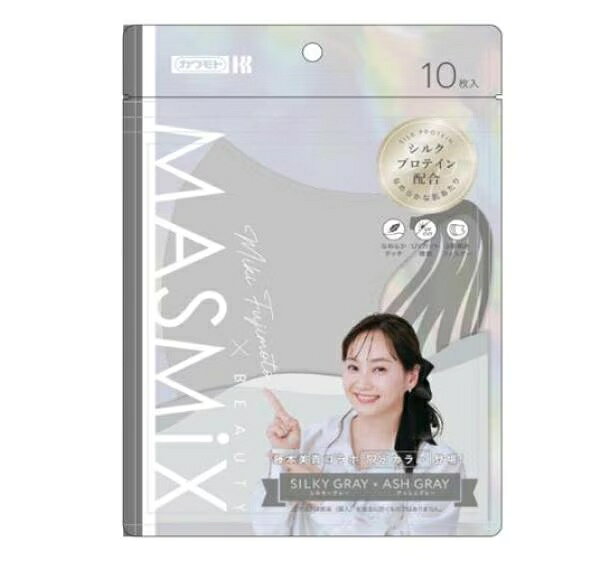 商品説明 ■特徴 ●Kirei Mask PREMIUM MIX COLORS MASK MASMiX BEAUTY（キレイマスクプレミアム ミックスカラーズマスク マスミックスビューティー） ●イメージモデルのミキティこと藤本美貴さんとコラボレーションした限定カラー ●マスク内側にシルクプロテインを配合し、シルクのようななめらかな肌あたり ●UV91%カット（紫外線遮へい率） ●耳が痛くなりにくい平ゴム仕様 ●口元ゆとり設計 ●顔にフィットしフェイスラインを美しく見せる形状 ●品名：立体不織布マスク ●マスク本体のサイズ：約H13.5cm×W10.5cm（折りたたみ時） 【使用方法】 (1)マスクの上下を確認して、左右に広げます。 (2)耳ゴム部分を伸ばし、両耳にかけます。 (3)マスクが隙間なくフィットするように調整します。 ■素材 ●本体：(外側)不織布:ポリプロピレン、(フィルター部)不織布:ポリプロピレン、(内側)シルクプロテイン加工不織布:ポリプロピレン ●耳ゴム：ポリエステル・ポリウレタン ■メール便発送の商品です■ こちらの商品はメール便で発送いたします。下記の内容をご確認下さい。 ・郵便受けへの投函にてお届けとなります。 ・代引きでのお届けはできません。 ・代金引換決済でご注文の場合はキャンセルとさせて頂きます。 ・配達日時の指定ができません。 ・紛失や破損時の補償はありません。 ・ご注文数が多い場合など、通常便でのお届けとなることがあります。 ご了承の上、ご注文下さい。 【広告文責】 会社名：株式会社ウィーズ TEL：0494-25-2211 区分：日用品 メーカー：川本産業